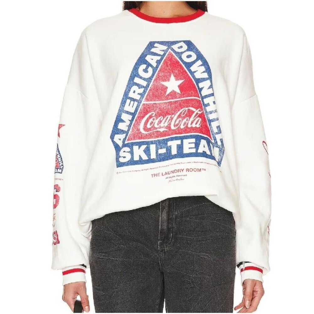 NWT Laundry Room American Downhill Ski Team Jump Jumper Winter Olympics XS